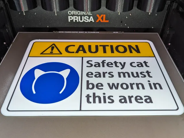 Safety Cat Ears Sign