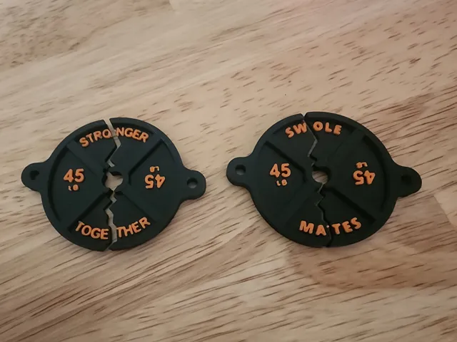 Gym Swole Mates Keychain