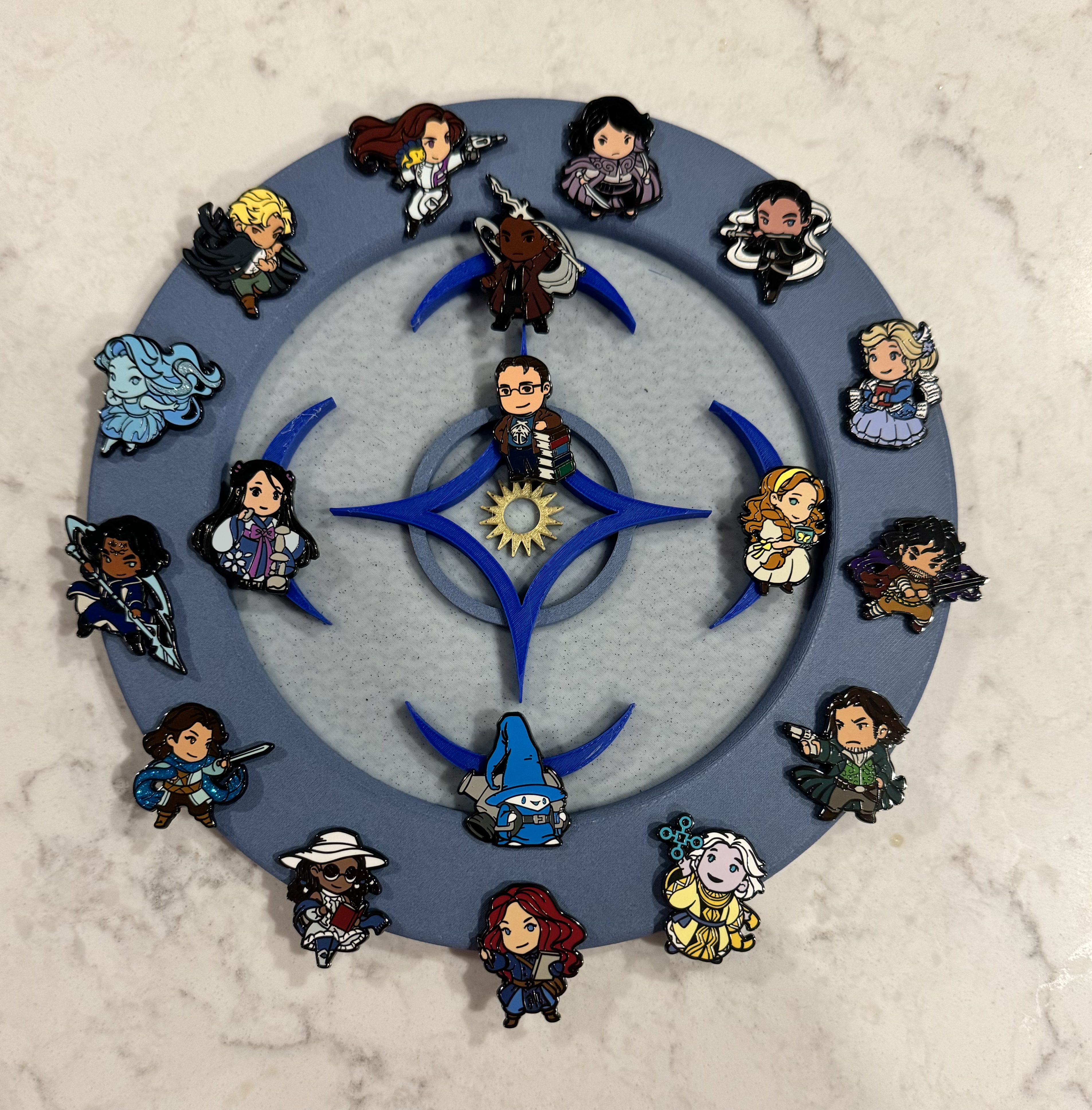 Year of Sanderson Cosmere 18-Pin Display