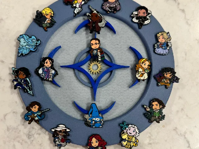 Year of Sanderson Cosmere 18-Pin Display