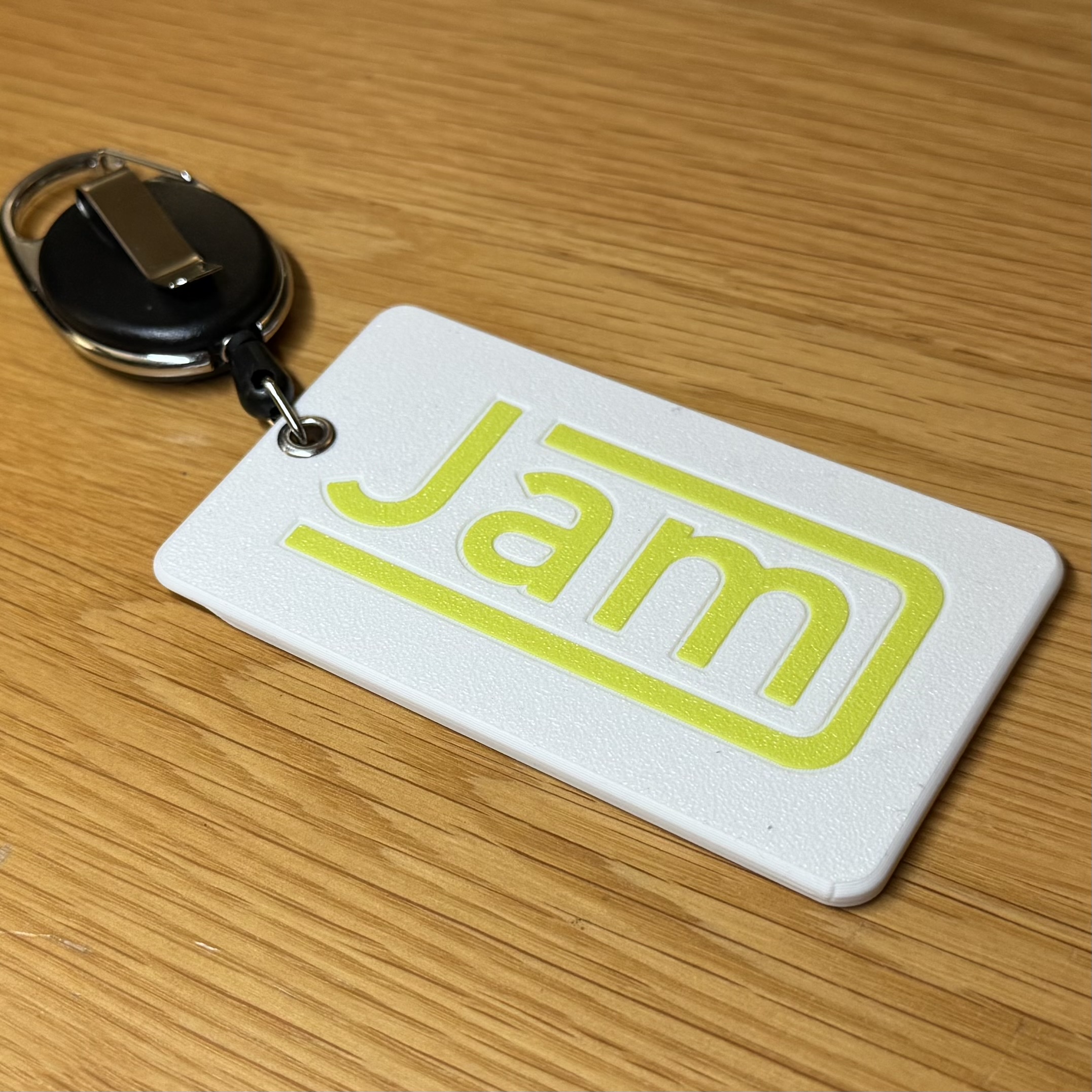 Badge Card Holder - Metal Grommet
