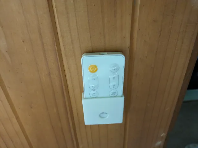 Remote Holder for Dimplex Fan