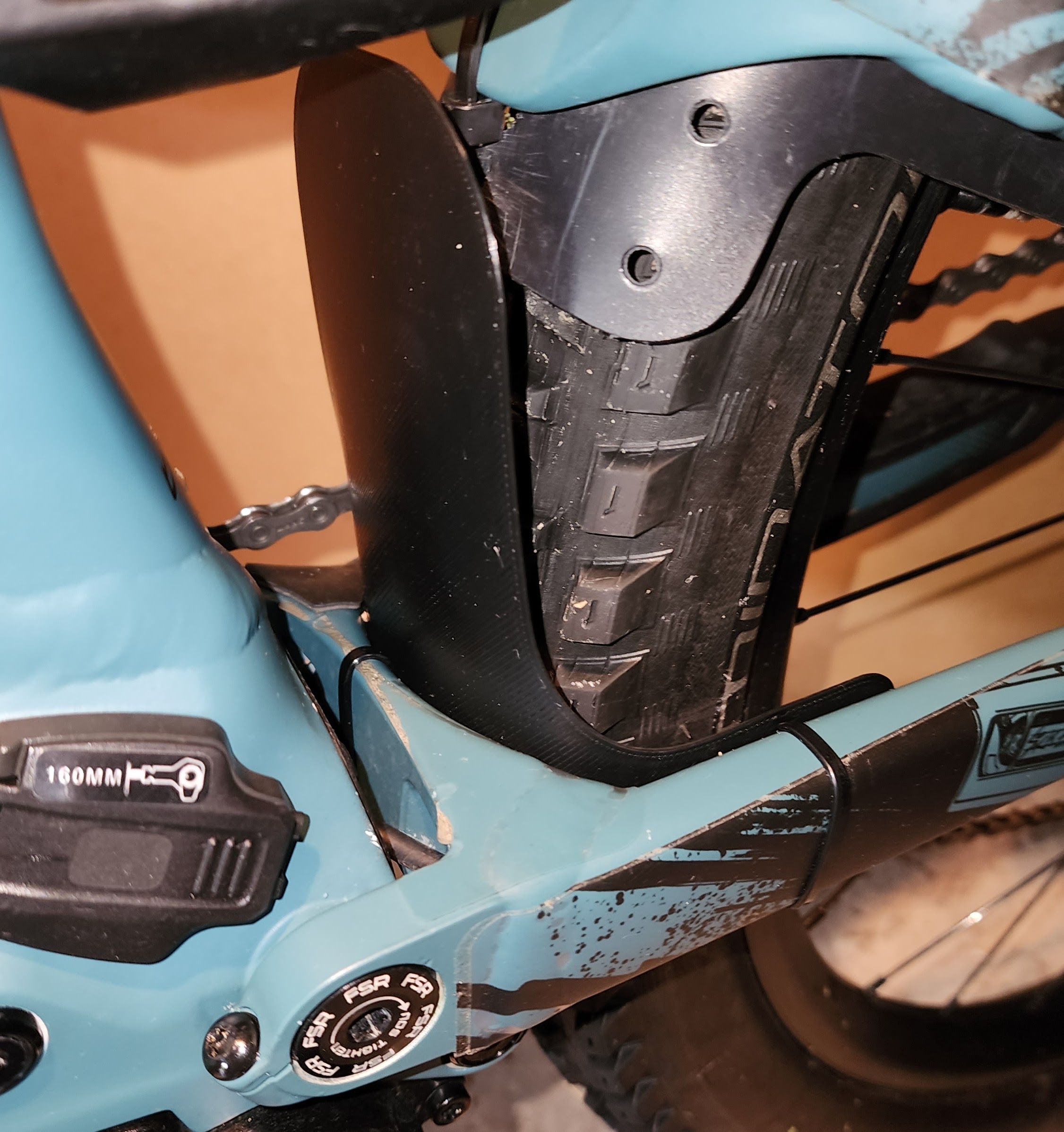 Specialized Turbo Levo SL Comp Gen 1 Rear Lower Mud Guard by CloudYeti Download free STL model Printables