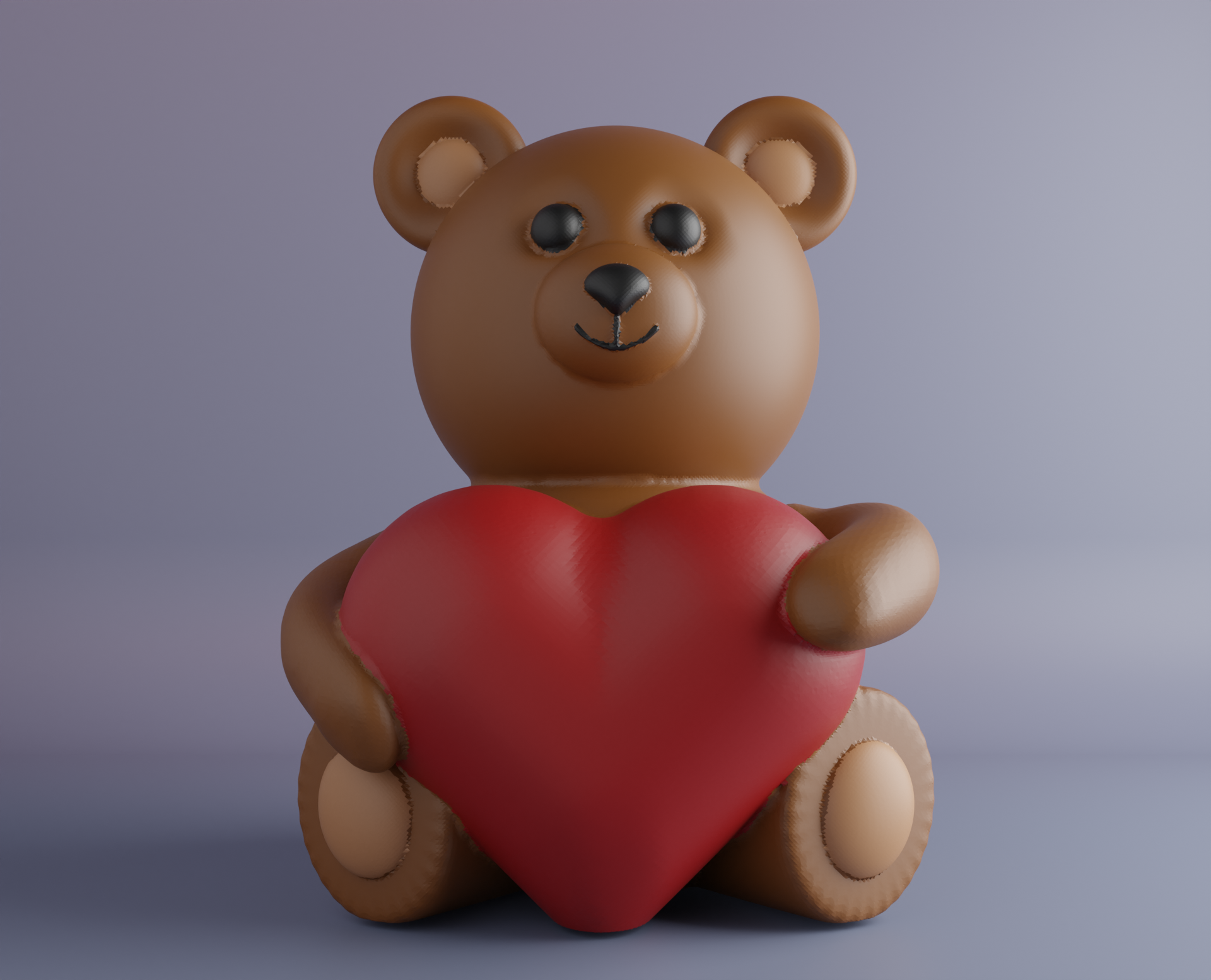 Heart Bear Container for Valentines Day