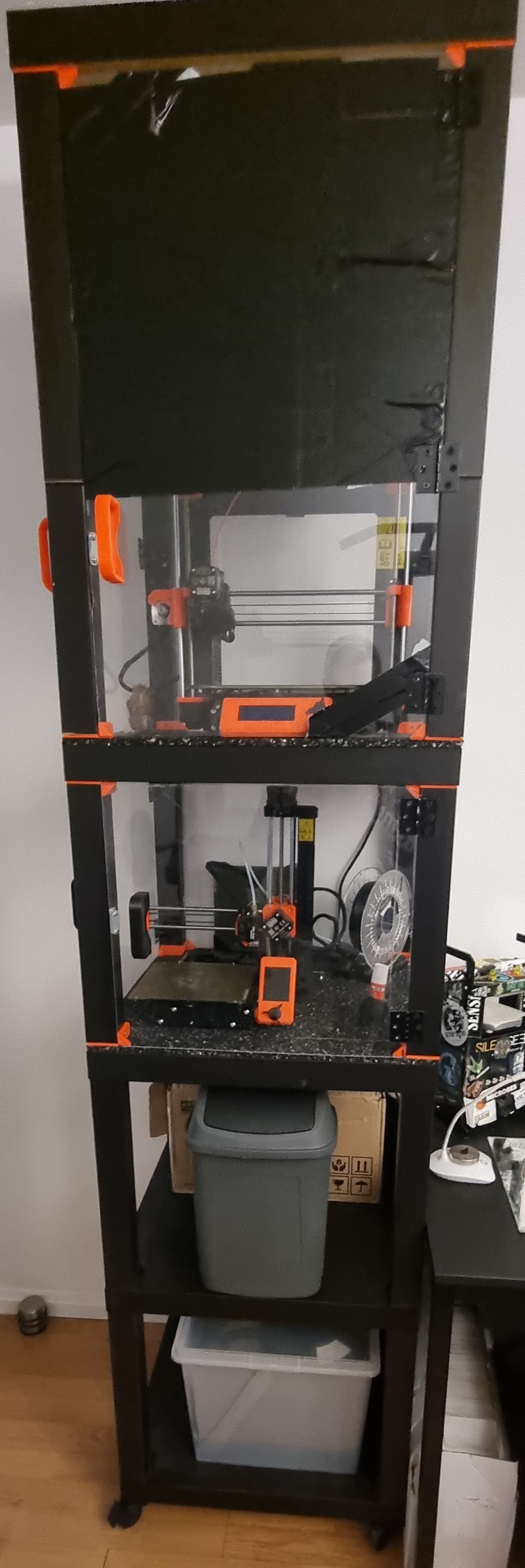 Ikea LACK enclosure minimalist for Prusa MK3S and Mini+