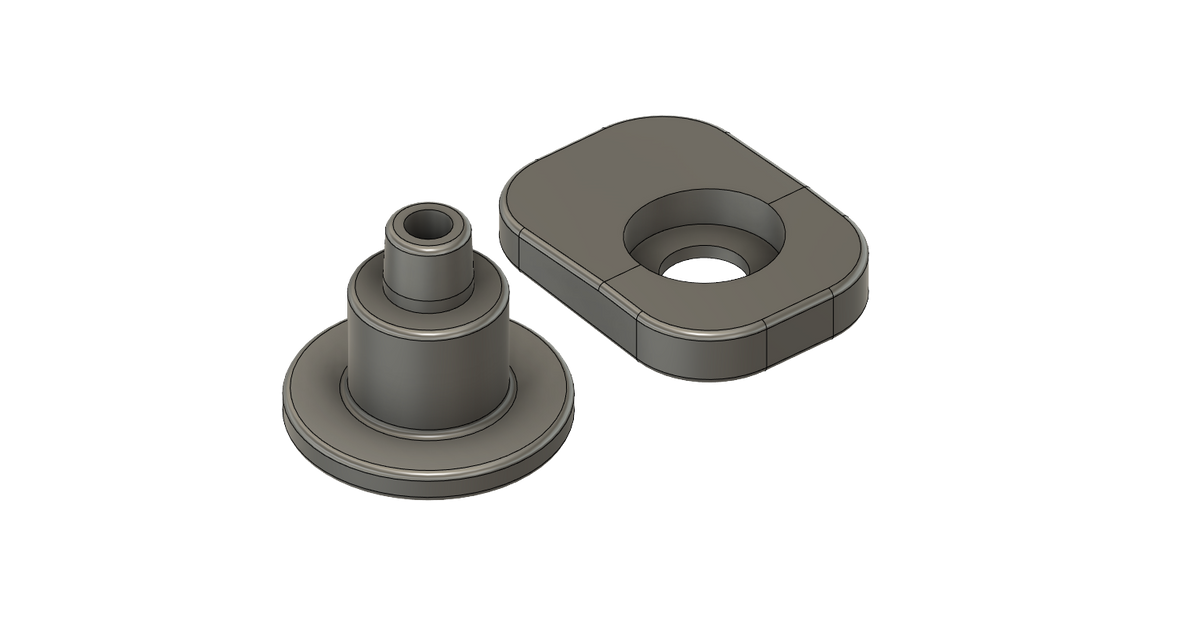 CB Microphone Hanging Button by LMCEI Download free STL model