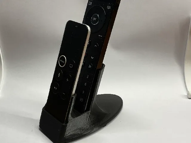 TV remote stand for sunrise (CH) and AppleTV remote controls