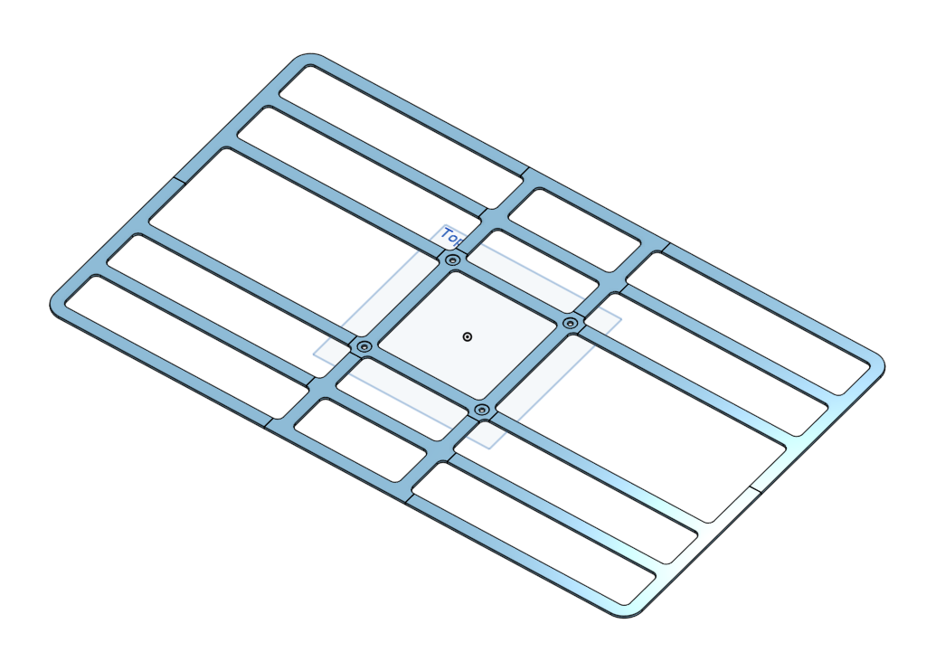 LED Backlight Frame - 24inch - 100x100 Vesa