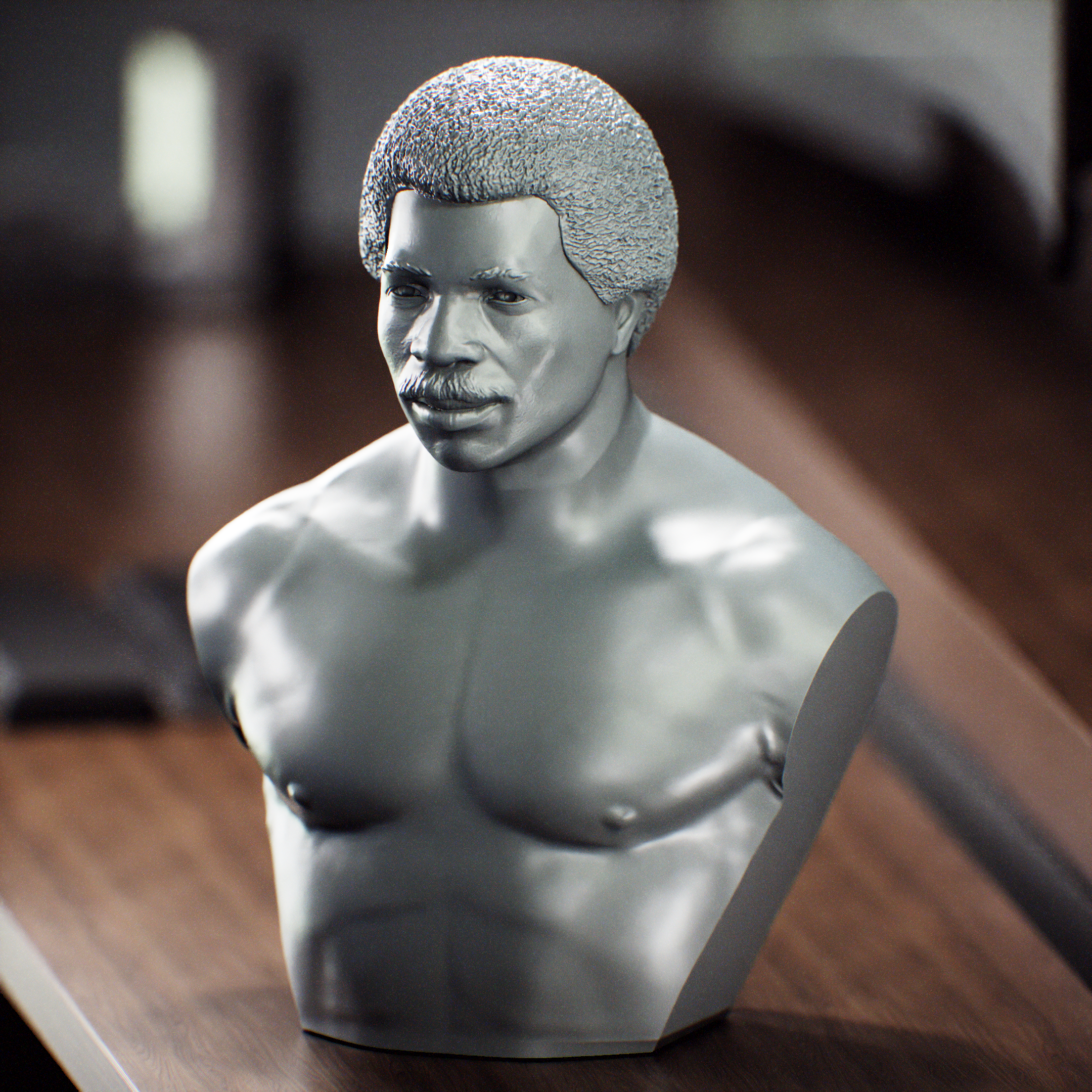 Apollo Creed Bust Rocky Movie - Busto de Apollo Creed de la película Rocky