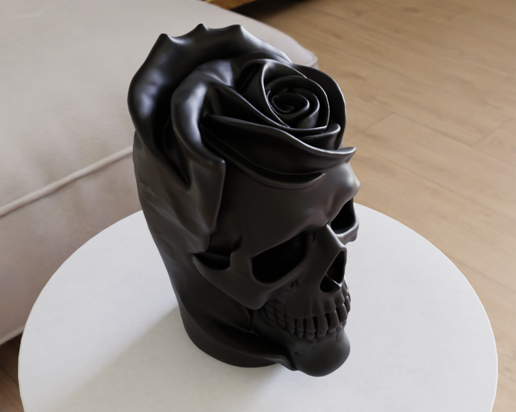 Indented Rose Skull — miniatura 6