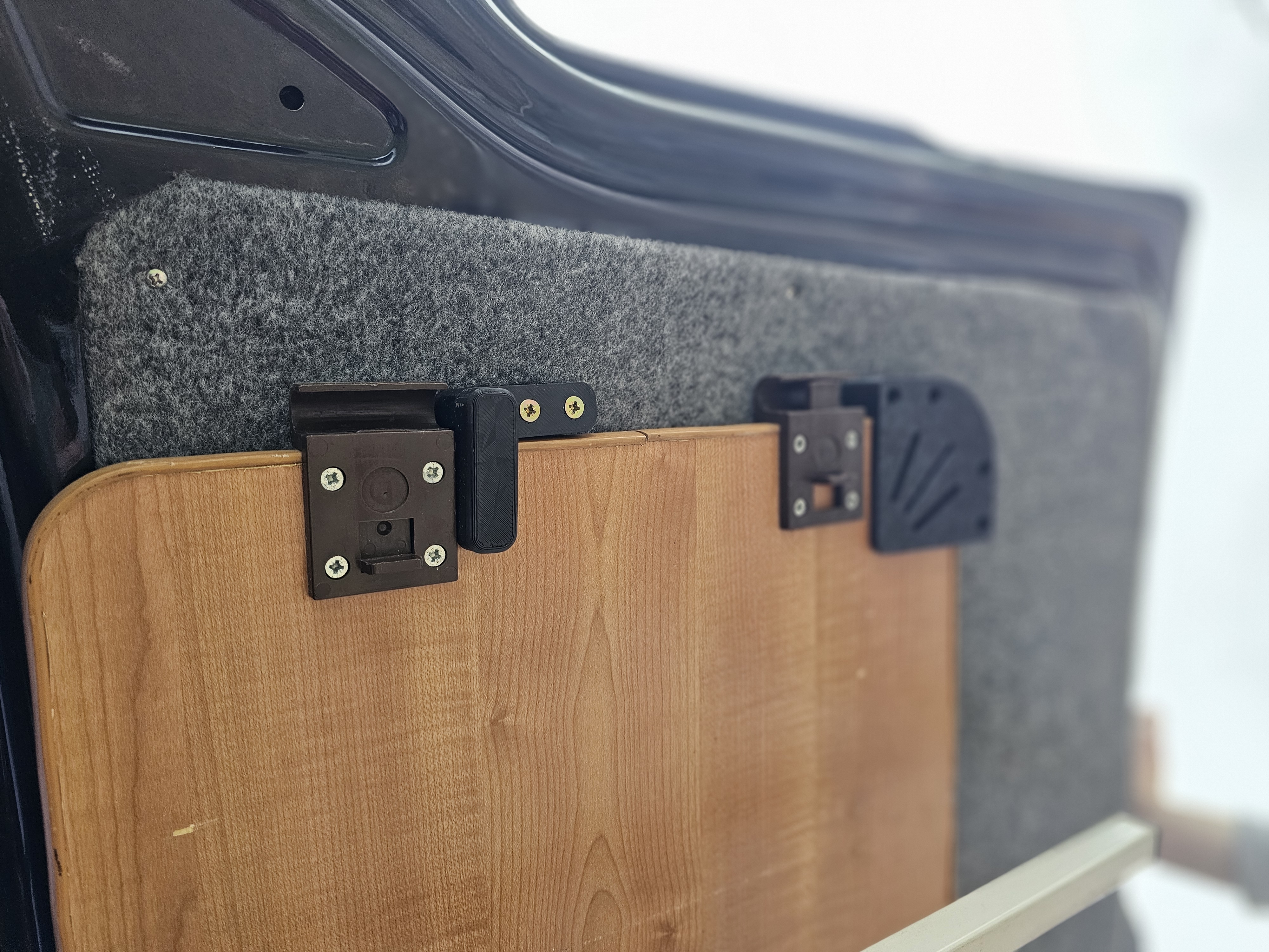 Campervan table holder