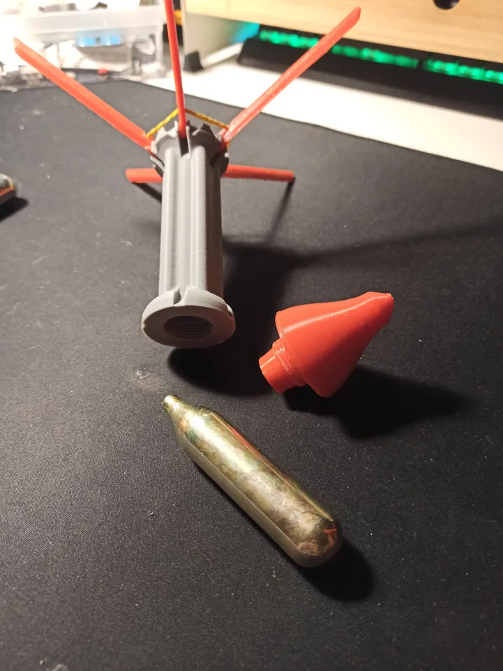 Co2 rockets by Yeet | Download free STL model | Printables.com