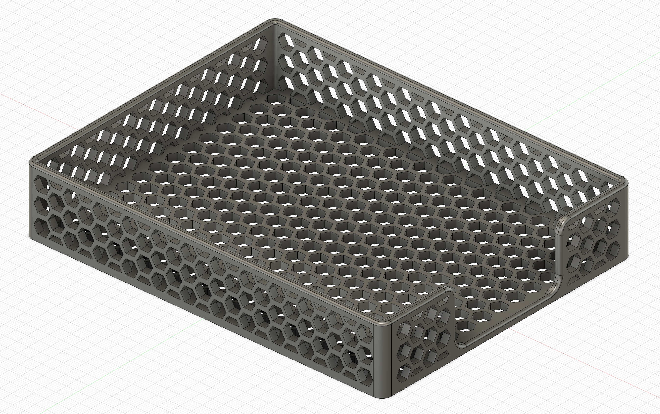 Hex Paper Tray - for 8.5" x 11" paper
