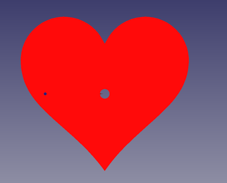 Heart shaped clock