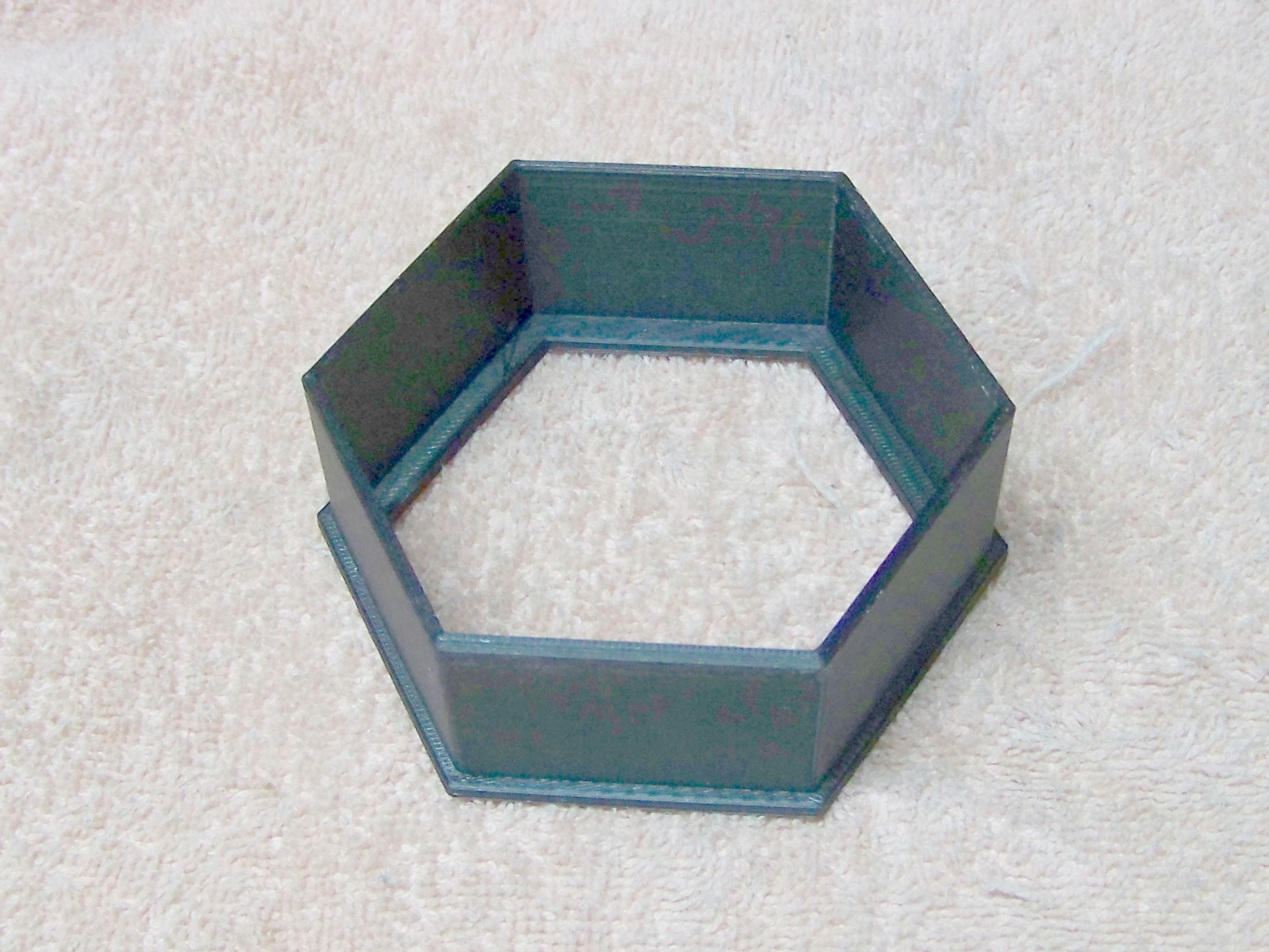 Miniatura 2 do modelo 3D Hex Biscuit Cutter
