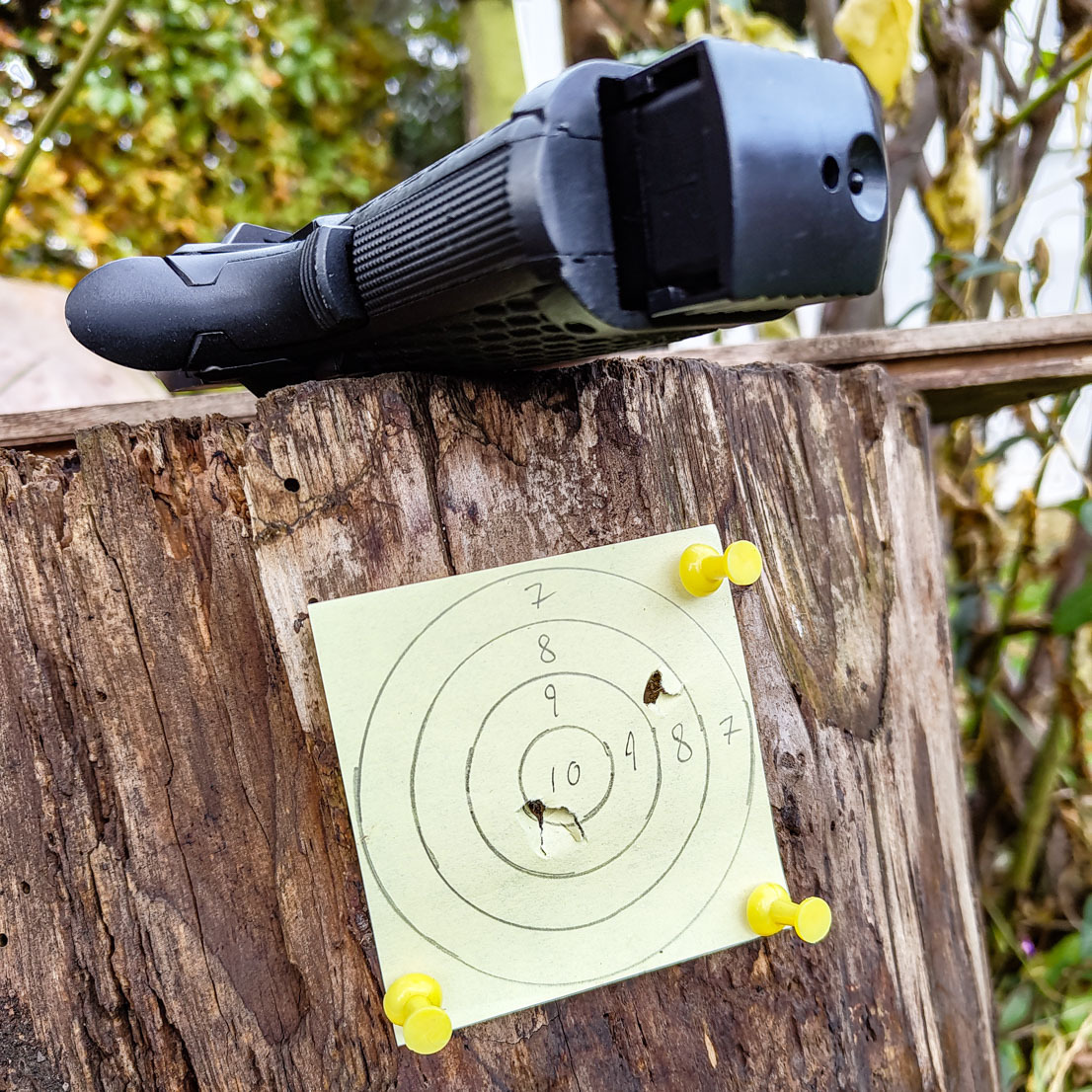 Postit note target
