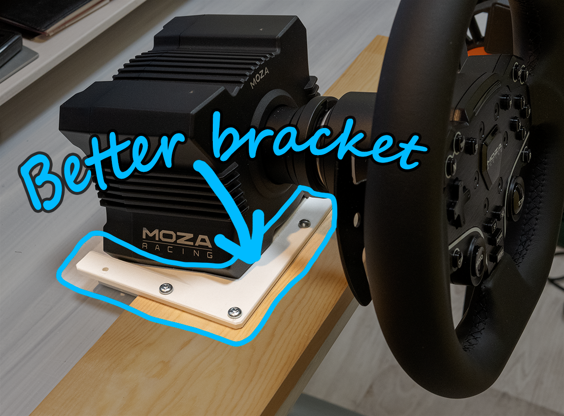 Moza R5 Base Mount by Bent Derailleur | Download free STL model ...