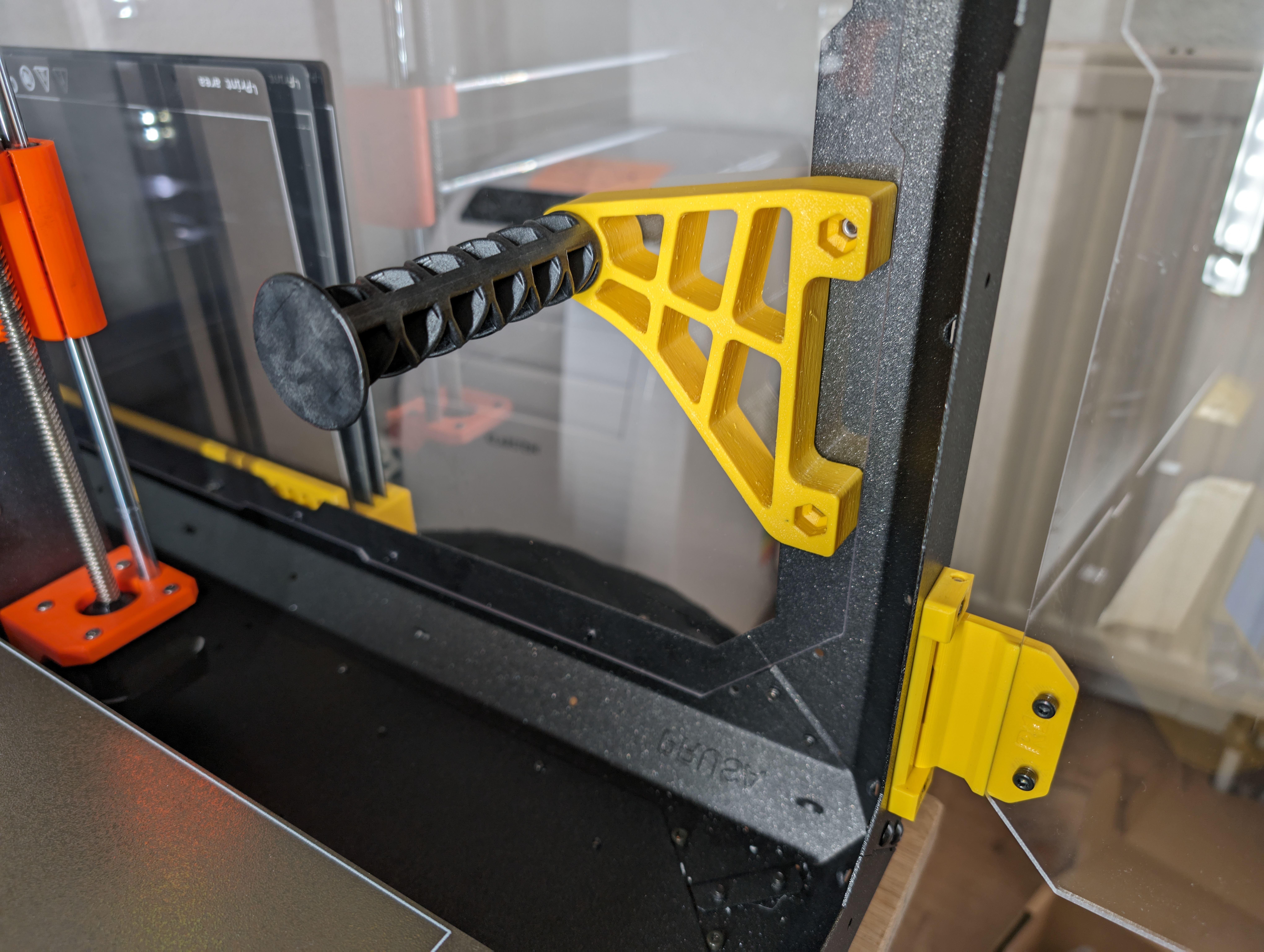 Second spool holder for original prusa enclosure