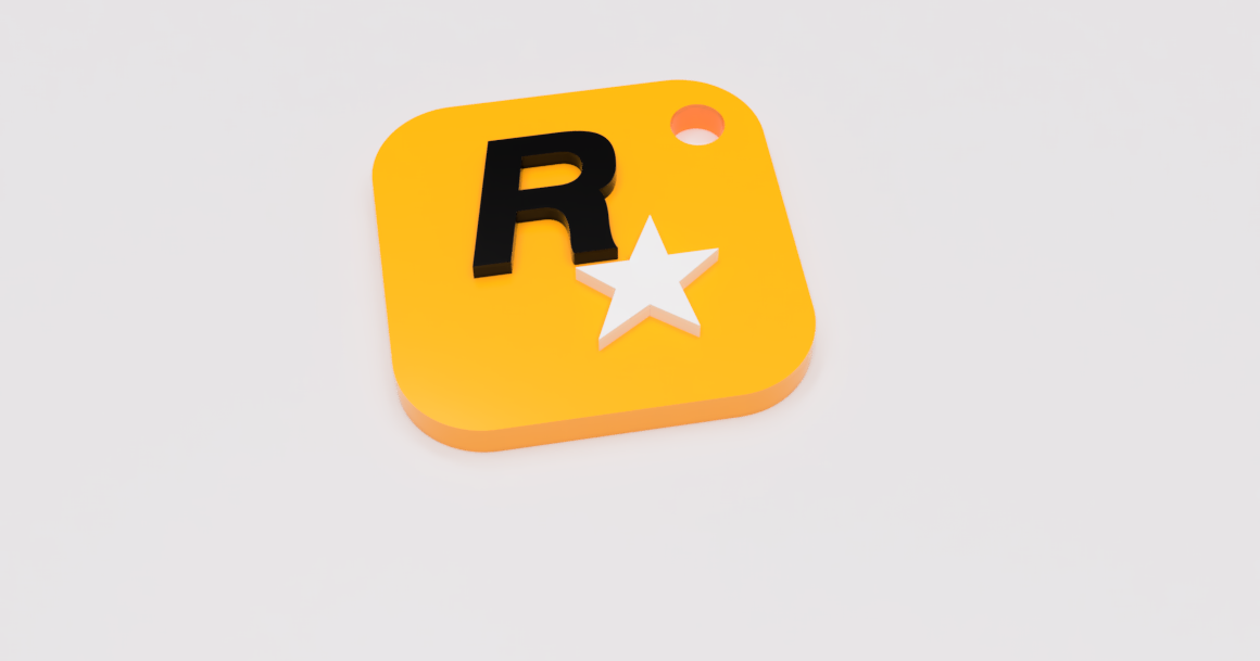 Rockstar sale games keychain