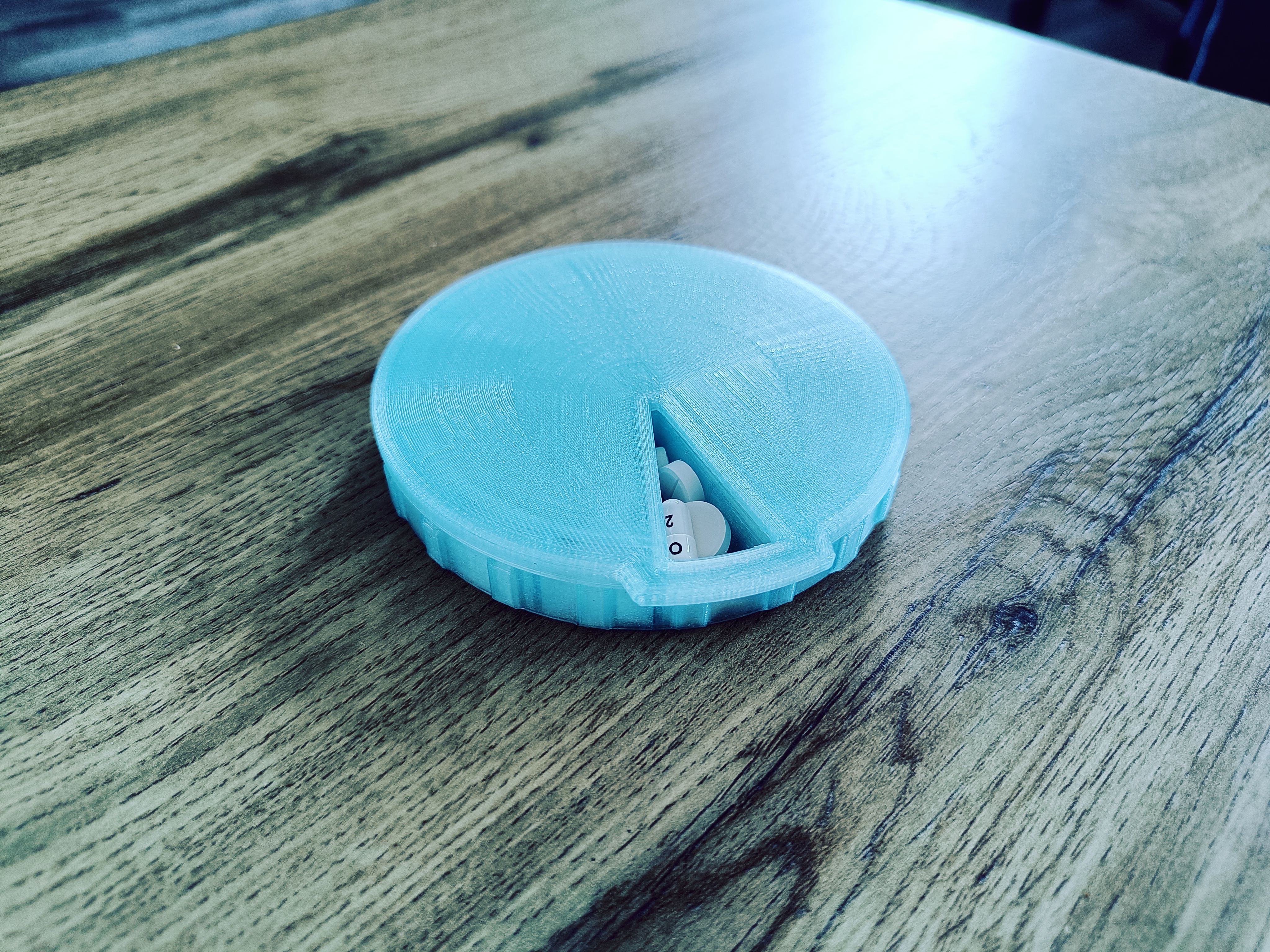 Miniatura 2 do modelo 3D Pill Box - circular