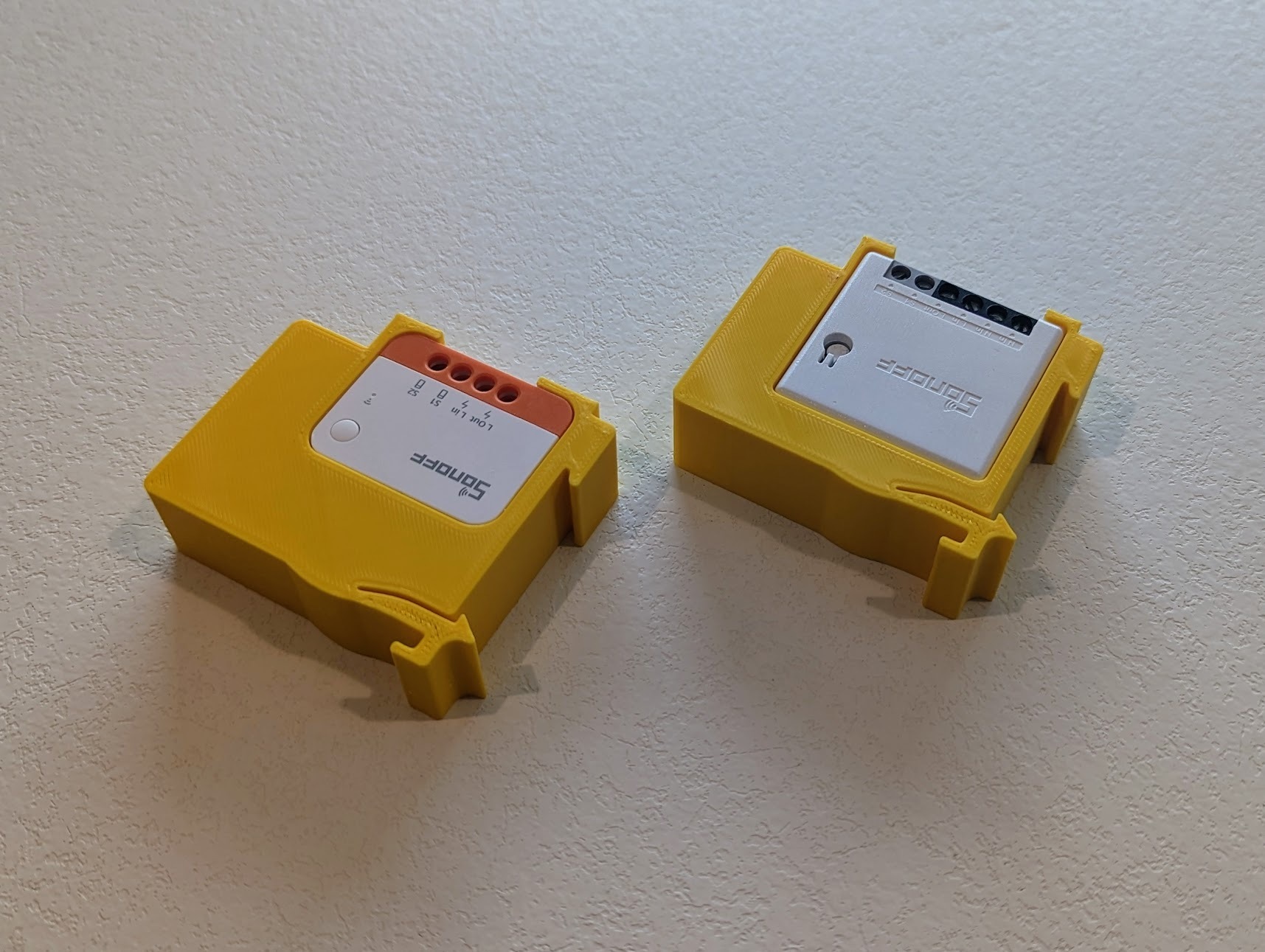 DIN rail mounting bracket for SONOFF ZBMINI & ZBMINI-L