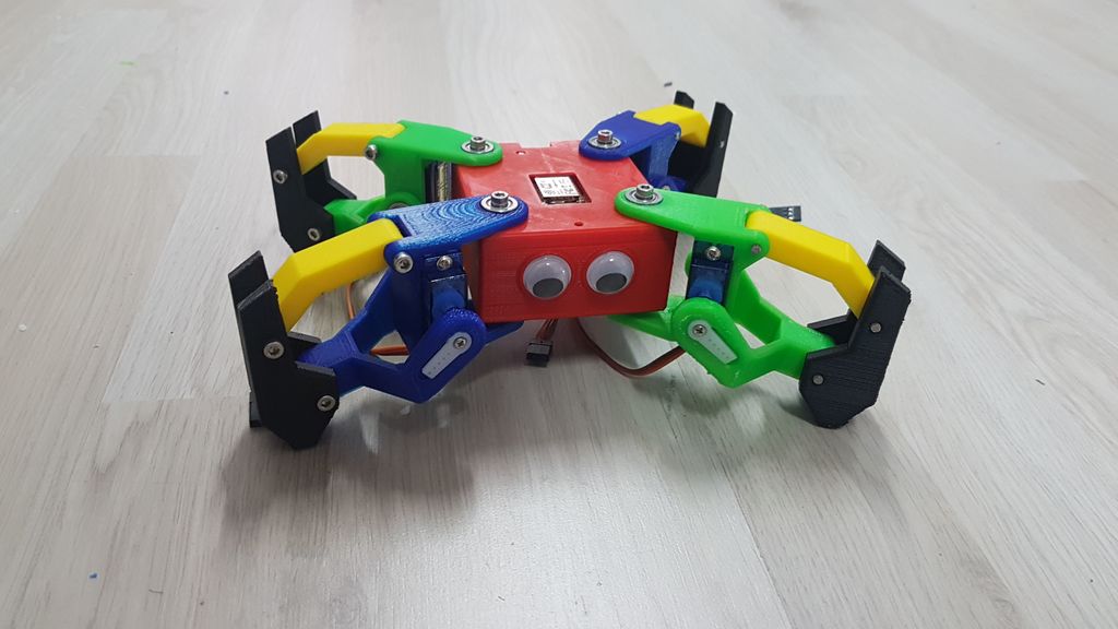 Poor Mini Kame - 8 DOF Quadruped Robot 