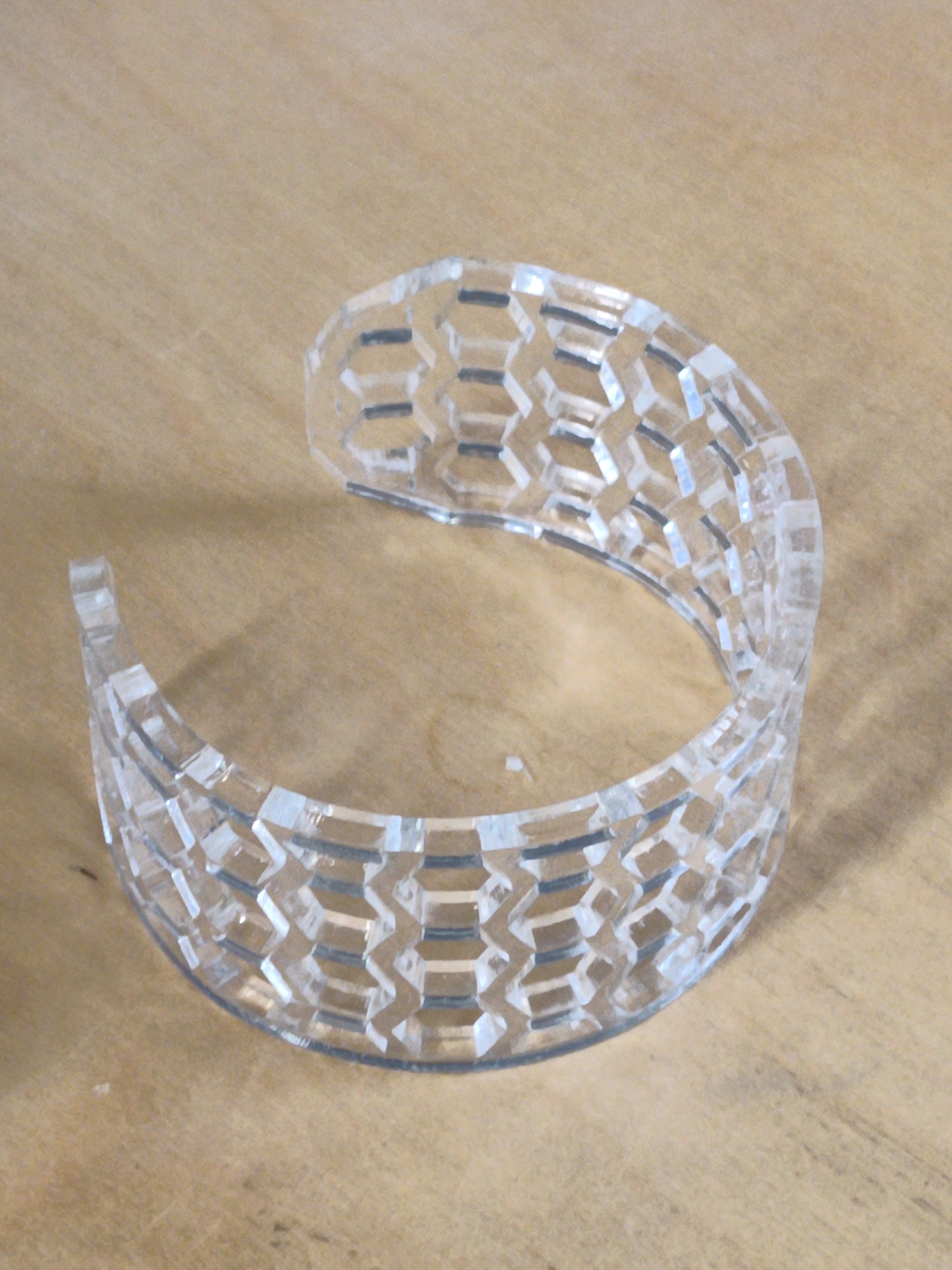 Honeycomb Lasercut Bracelet