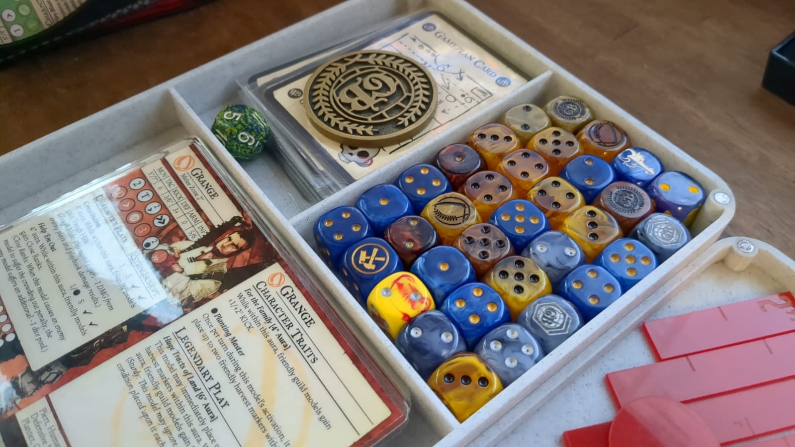 Tournament trays for miniatures and tokens - Feldherr size - With magnets