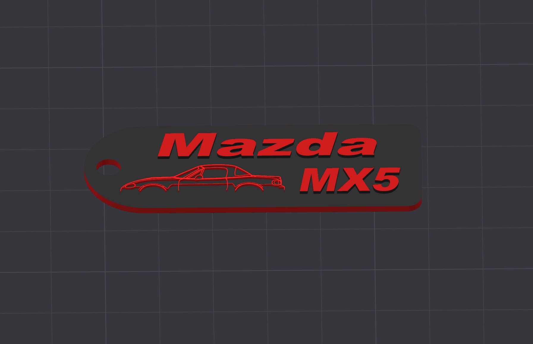 Mazda MX5 NB2 Keychain