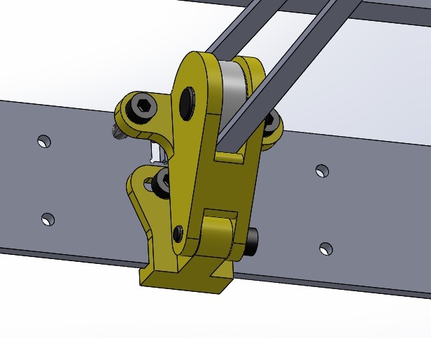 I3 Steel Y-axis belt tensiones