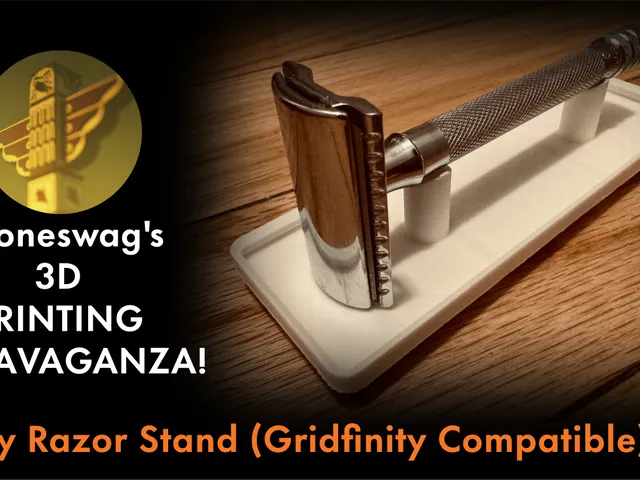 Gridfinity Safety Razor Stand