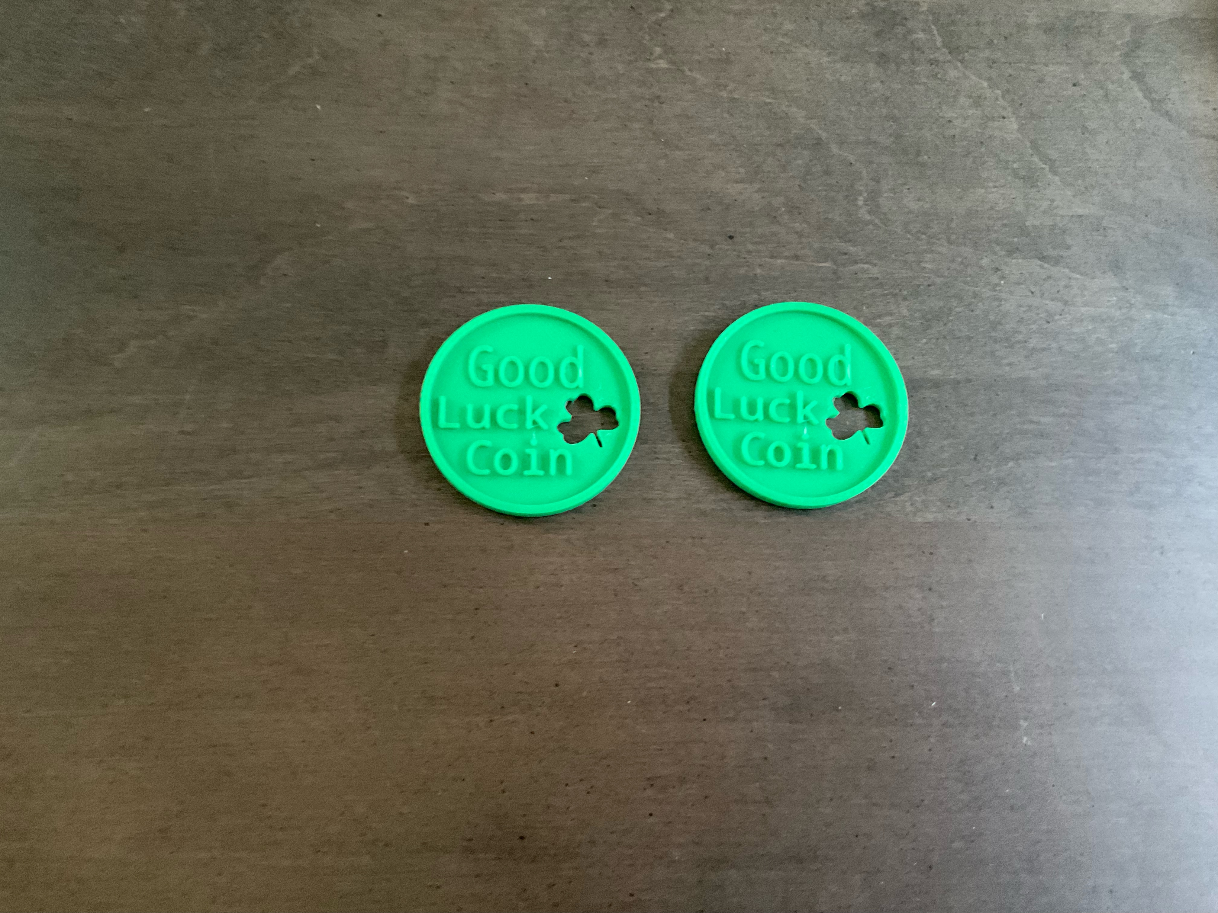 Miniatura 3 do modelo 3D Good Luck Coin
