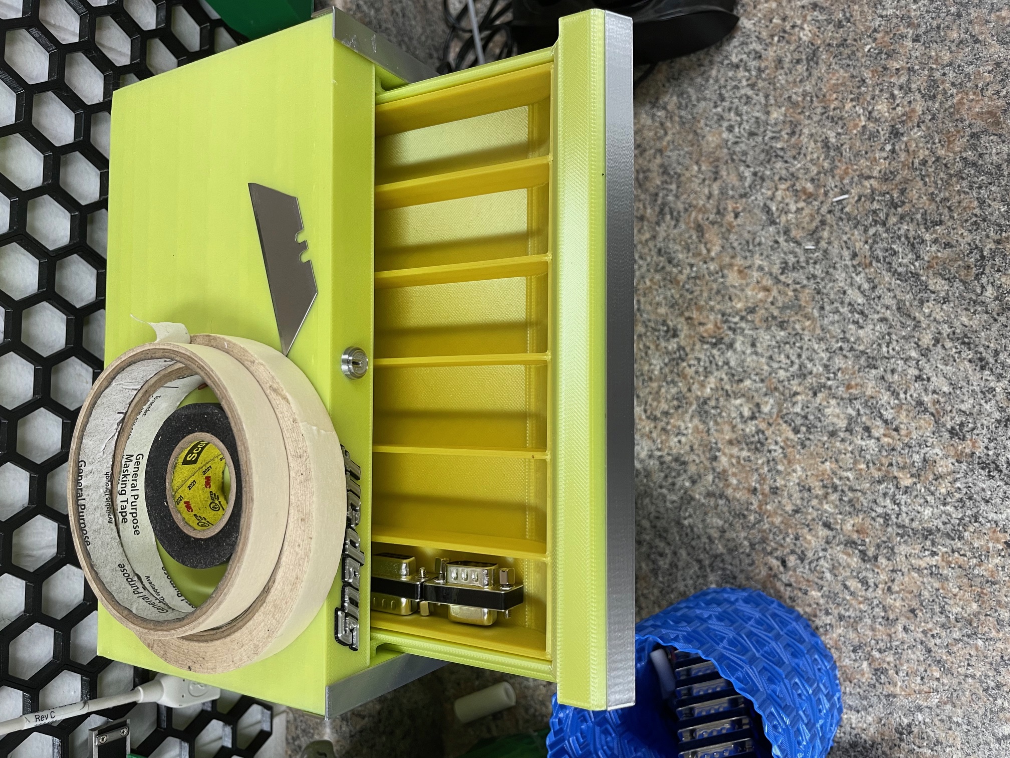 Drop in dividers for desktop mini toolbox 3D model thumbnail