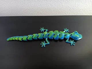 Low Poly Articulated Lizard by HexAxis3D | Download free STL model ...