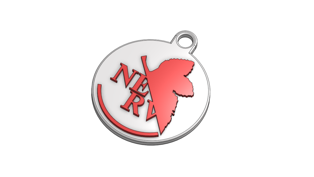 NERV Keychain- Single/Dual Extrusion