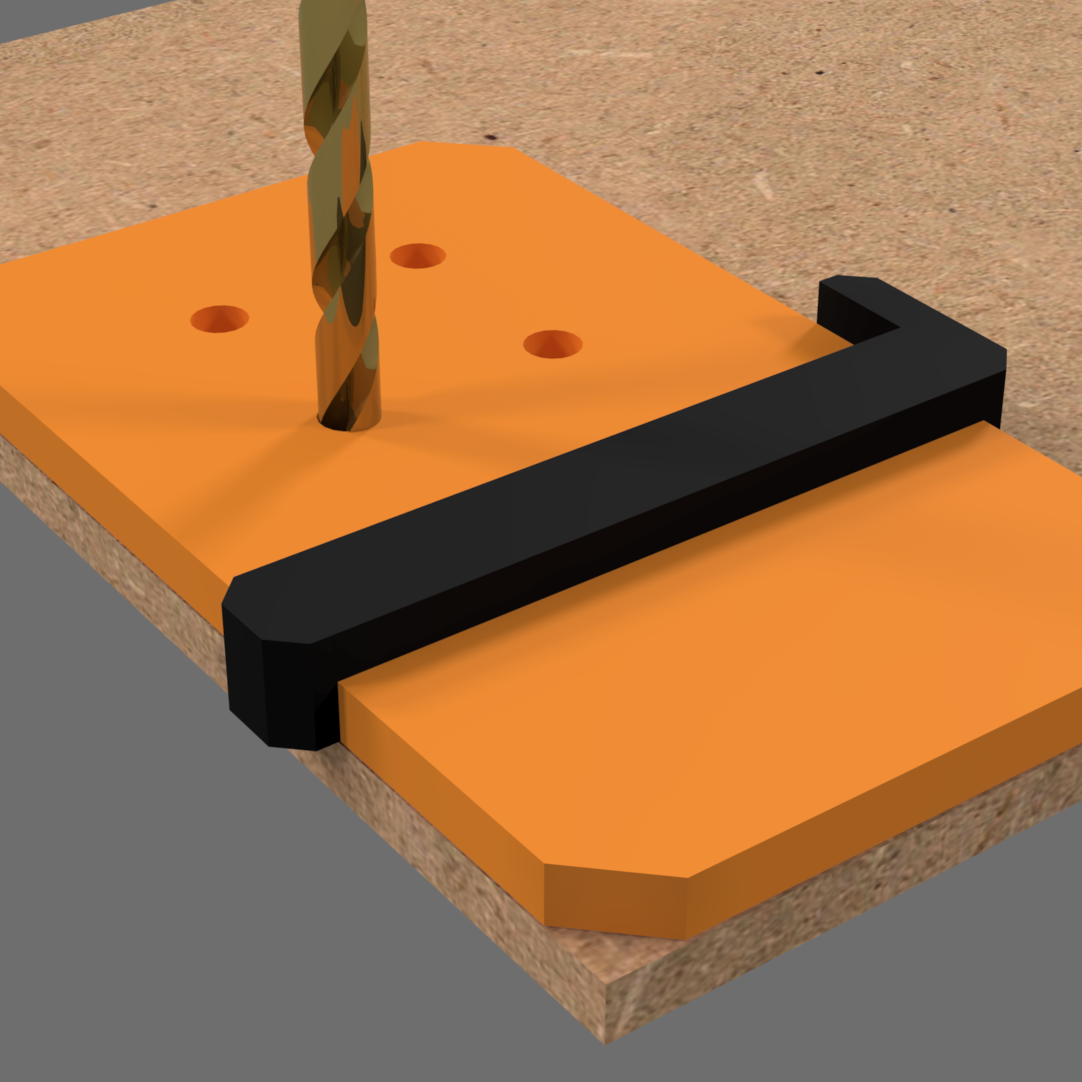 Pegboard Jig with Fence by JohnMartin Download free STL model