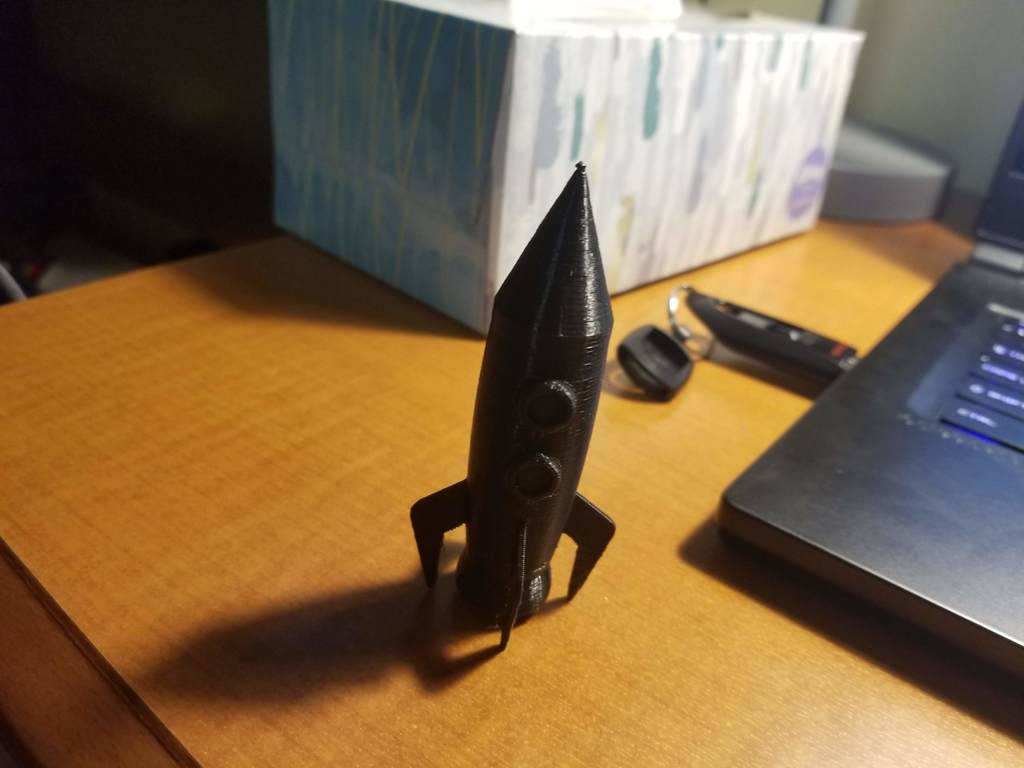 Miniatura 2 do modelo 3D Simple Rocket