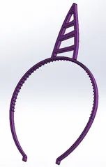 deaf unicorn headband