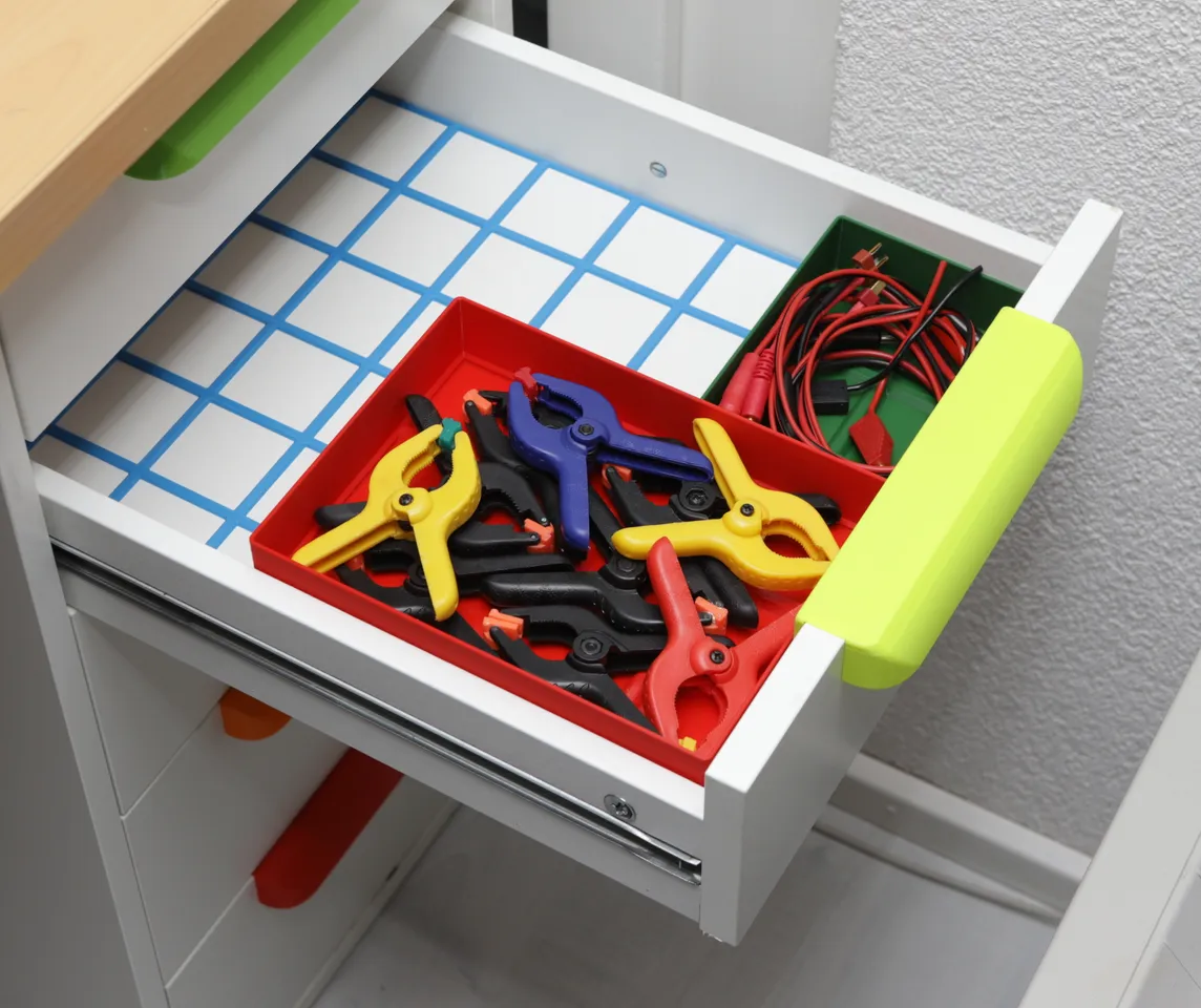 Drawer Dividers not only for IKEA Alex Drawer Units by Estep, Download  free STL model