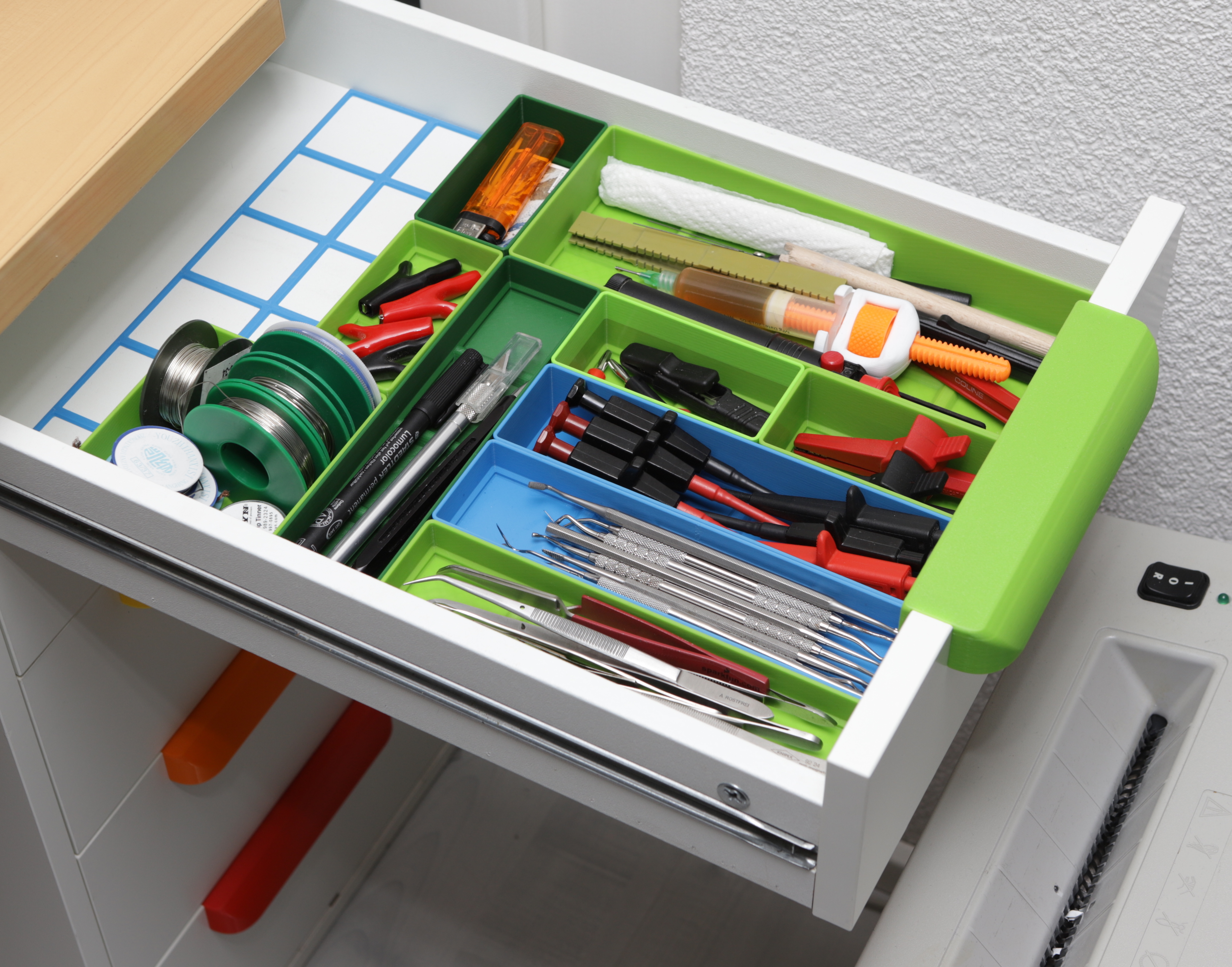 Miniatura 4 do modelo 3D Stackable Assortment System for IKEA ALEX (Parametrized)
