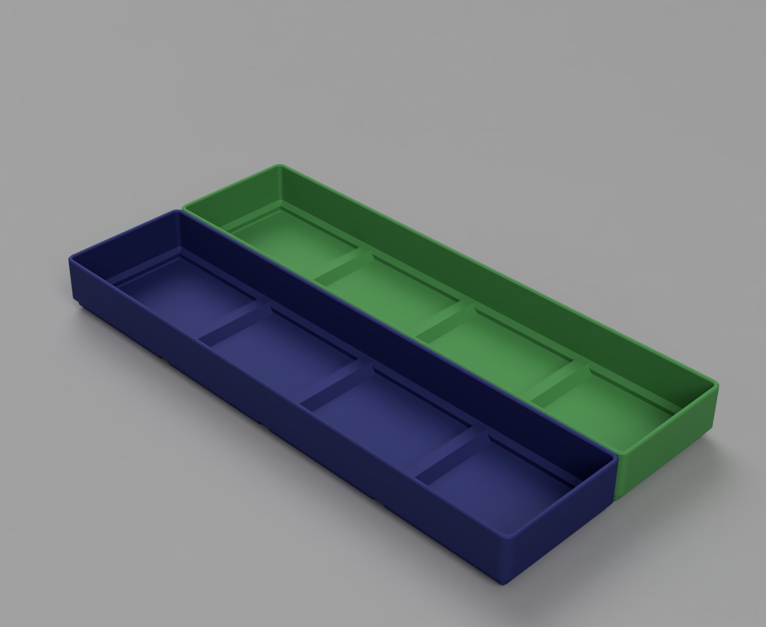 Miniatura 9 do modelo 3D Stackable Assortment System for IKEA ALEX (Parametrized)