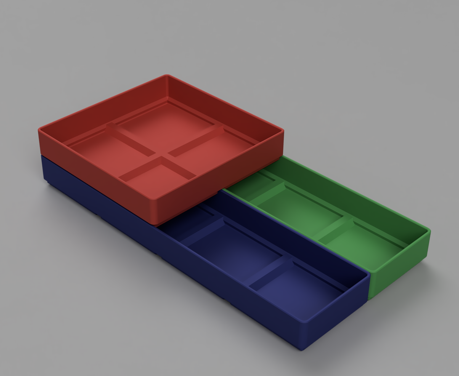 Miniatura 10 do modelo 3D Stackable Assortment System for IKEA ALEX (Parametrized)