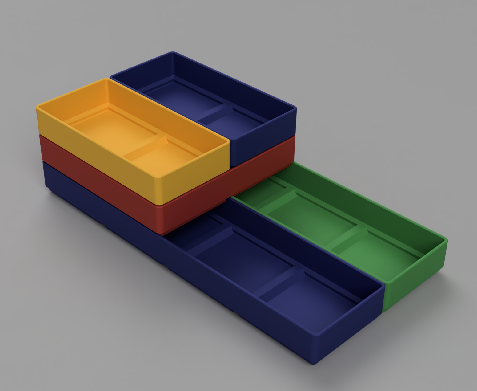 Miniatura 11 do modelo 3D Stackable Assortment System for IKEA ALEX (Parametrized)