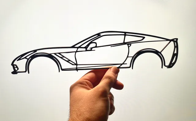 C7 Corvette Silhouette