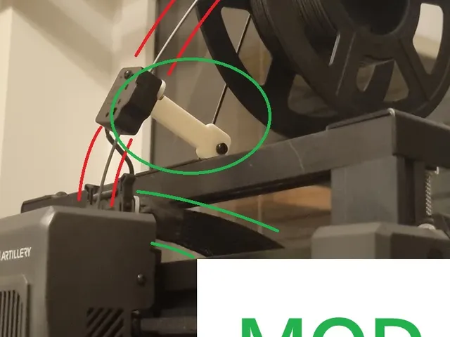 Artillery Sidewinder X4 - Filament Sensor Mod