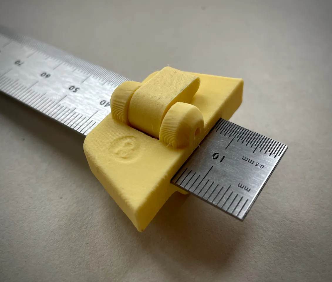 0.5 mm on a tape measure