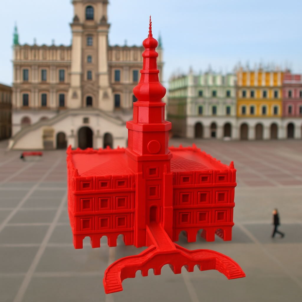 Zamosc Ratusz (City Hall) Poland Polska European Building