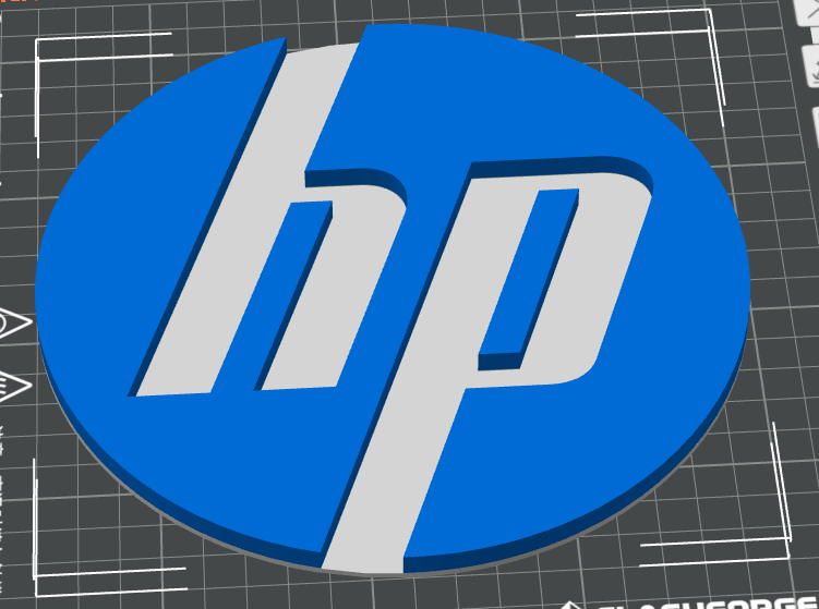 HP sign for office or workshop