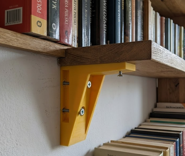 Heavy-Duty Bookshelf Support / Wzmocniony Wspornik