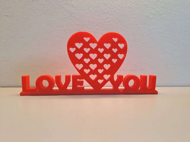 Heart photo stand